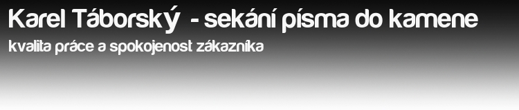Karel T�borsk� - sek�n� p�sma do kamene